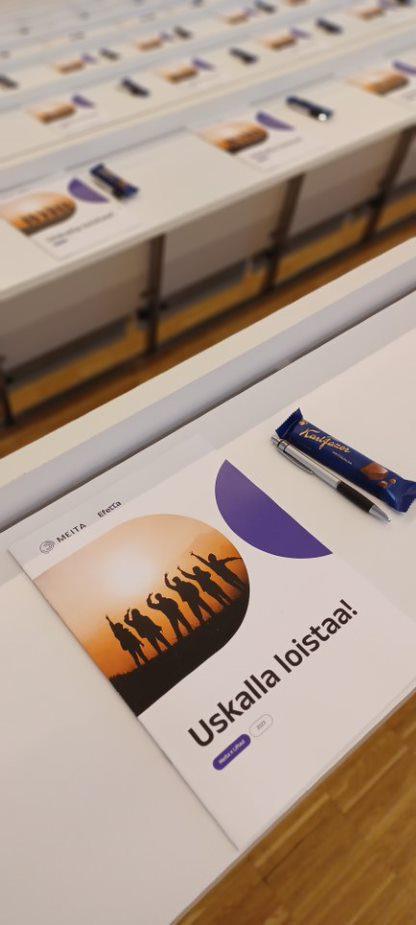 Itsensä johtamisen työvihko käytössä valmennuksessa